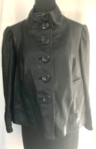 I.N.C. INTERNATIONAL CONCEPTS Women Black Jacket Genuine 100% Leather Sz... - $49.99
