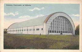 Armory University of Illinois Urbana Champaign IL 1920c postcard - £5.03 GBP
