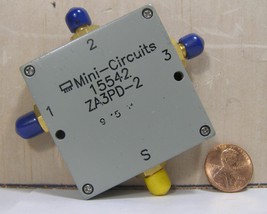 MINI-CIRCUITS POWER SPLITTER MODEL: ZA3PD-2 S/N:15542 SMA - £15.68 GBP