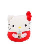 Squishmallows Official Kellytoy Plush Squishy Soft Hello Kitty with Boba 8 Inch - £31.57 GBP