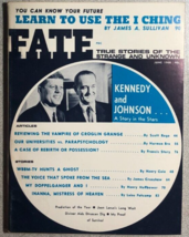 FATE digest June 1968 UFOs ghosts psychics Kennedy &amp; Johnson, etc. - £11.64 GBP