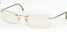 Etienne Aigner EA471 69 Gold /OLIVE Green Eyeglasses Glasses Rimless 58-21-125mm - $77.47