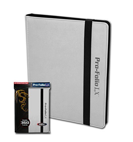 Pro-Folio 9-Pocket LX Album, White by BCW