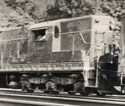 Baltimore &amp; Ohio Railroad BO #7407 Electromotive Train Photo Brunswick MD - £7.58 GBP