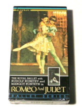 Romeo and Juliet (VHS) Rudolf Nureyev, Margot Fonteyn, The Royal Ballet, New! - £6.23 GBP