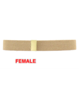 VANGUARD MARINE CORPS BELT: KHAKI COTTON WITH 24K GOLD PLATED TIP XL 48&quot;... - $11.08 CAD