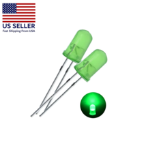 Light Emitting Diodes (25) Green 5mm Round Diffused LEDs - $4.85