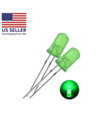 Light Emitting Diodes (25) Green 5mm Round Diffused LEDs - $6.60 CAD