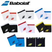Babolat Logo Wristband S Sports Wrist Band Spport Gym Tennis Listband 2p... - $26.01