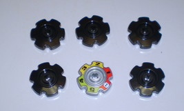 6 Used Lego Black Technic Chain Tread Sprocket Wheel Small 57520 - 75903 - £7.95 GBP