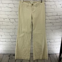 Banana Republic Slacks Womens Sz 2 Khaki Beige Wide Leg  - £15.85 GBP