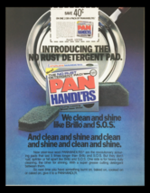 1984 Pan Handl&#39;rs No Rust Detergent Pad Circular Coupon Advertisement - £14.85 GBP