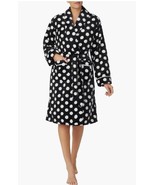KATE SPADE Super Soft PLUSH FLEECE Pink Black DOT Kimono Women’s M Wrap ... - $1,223.09 MXN