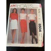McCall&#39;s Misses Skirt Sewing Pattern Sz 10 8504 - Uncut - £11.63 GBP
