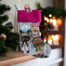 LOL Surprise Christmas Holiday Stocking All Star Sports Series Pink Sequ... - $11.89