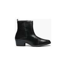 24855-001 Men's Stacy Adams Santos Side Zip Boot Soft Leather Black image 7