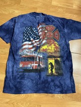 Vintage 2001 The Mountain Fire Department FDNY “The Bravest” T-Shirt sz XL - £11.08 GBP