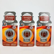 (Lot of 3) Yankee Candle Spiced Pumpkin Smart Scent Vent Clip New Air Freshener - £14.01 GBP