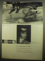 1956 Look Magazine Ad - Agony and triumph at third, caught in a summer crisis - £14.49 GBP