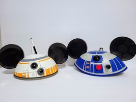 Lot 2 Star Wars BB-8 Droid &amp; R2D2 Mickey Mouse Ears Hat Disney Parks Disneyland - £19.30 GBP