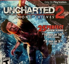 PS3 Uncharted 2 Among Thieves PlayStation 3 Game Action Adventure ELEC - £15.72 GBP
