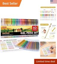 60 Pack Earth Tone Gel Pens, 30 Brown Earth Tone Gel Pens with 30 Refill... - $21.61