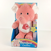 Care Bears Cousins Lotsa Heart Elephant 12” Plush Stuffed Toy VHS Tape N... - $148.45