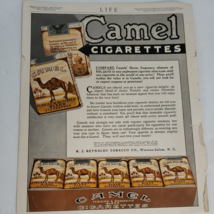Antique large Print Ad 1916 Camel Turkish &amp; Domestic Blend R.J. Renolds ... - £14.74 GBP