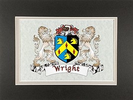 Wright Irish Coat of Arms Print - Frameable 9&quot; x 12&quot; - $24.00