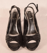 White House Black Market Womens Caitlyn Slingback Heels 9 1/2 - £30.23 GBP