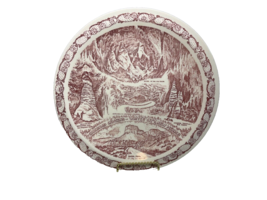 Vintage Vernon Kilns Carlsbad Caverns National Park 10.5  Souvenir Plate - £12.51 GBP