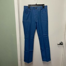 Levi&#39;s Vintage Mens 43415-4514 Denim Blue Straight Fit Leg Jeans Size 36X32 - £30.35 GBP