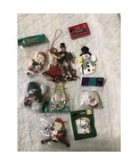 Christmas Ornaments Miscellaneous Lot One Has Moving Parts - $9.75