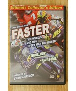 Faster DVD Ultimate Collectors Edition MotoGP Racing Action 2 Disc Ewan ... - $9.89