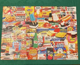 Things I Ate As A Kid 1000 Piece Jigsaw Puzzle 20 x 27" White Mountain #1110T - $20.09