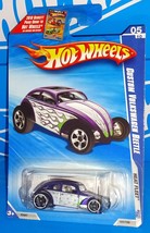 Hot Wheels 2009 Heat Fleet #121 Custom Volkswagen Beetle Mtflk Purple w/ OH5SPs - $6.00