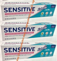 ( LOT 3 ) Natural White Sensitive Extreme Whitening Toothpaste 3.4 oz Ea SEALED - $18.66