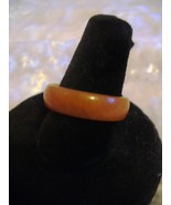 Gemstone Band Ring - Agate SZ 8.5 - $5.00