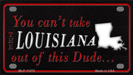 Louisiana Dude Novelty Mini Metal License Plate Tag - £11.92 GBP