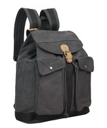 Vagarant Traveler 16 in. Classic Style Sport Canvas Backpack C06.GRY - $918.54 MXN