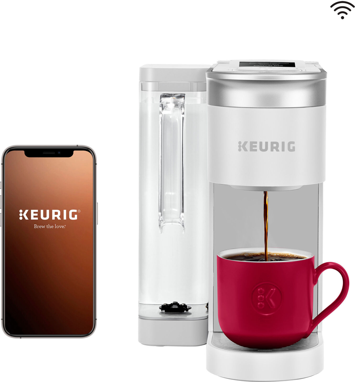 Keurig - K-Supreme SMART Single Serve Coffee Maker with WiFi Compatibility - ...