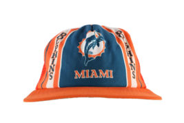 Vintage 80s New Era Pro Design Miami Dolphins Football Trucker Hat Snapb... - £54.59 GBP