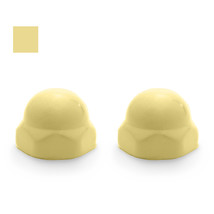 American Standard Replacement Ceramic Toilet Bolt Cap, Set of 2, Saffron Yellow - £34.61 GBP