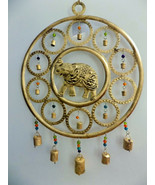 NEW Metal Elephants Wind Chimes Made In India Hindu Zen Elephant Decor - $37.04