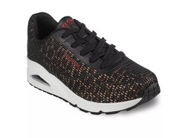 New Skechers Women&#39;s Street Uno Wild N Free Sneakers Black Leopard Variety Sizes - $74.69