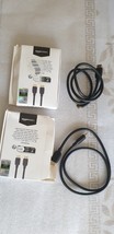 Lot of 2 Amazon Basics Black High Speed 8K HDMI Cables - 3ft/0.9m - $241.85 MXN