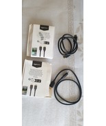 Lot of 2 Amazon Basics Black High Speed 8K HDMI Cables - 3ft/0.9m - $242.57 MXN