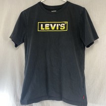 Boys LEVI&#39;S Black Short Sleeve Tee Shirt XL - $9.05