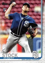 2019 Topps #684 Robert Stock RC Rookie Card San Diego Padres ⚾ - £0.71 GBP