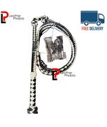6-Foot Genuine Cowhide Leather Bullwhip Handmade &amp; Braided Bull Whip - €50,55 EUR